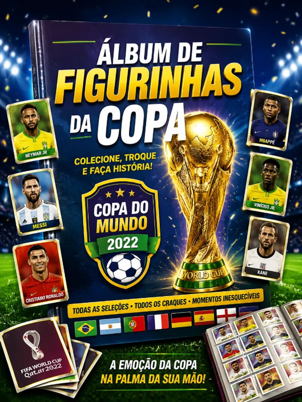  COMPLETE SUA COLEÇÃO DA COPA SEM SAIR DE CASA! ?