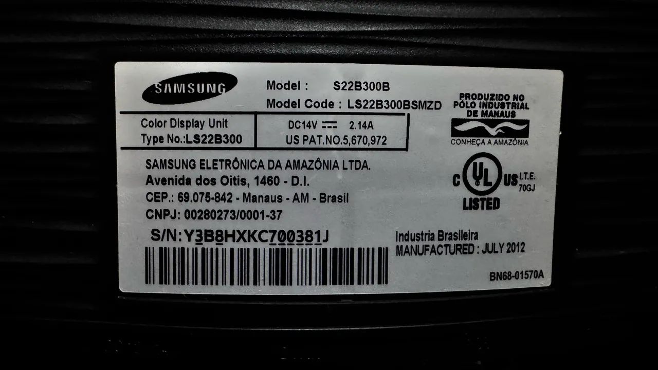 Monitor Samsung 22? Full HD S22B300B LED - Foto 2