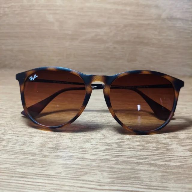 Óculos de Sol Ray Ban Erika Marrom Tartaruga - Foto 3