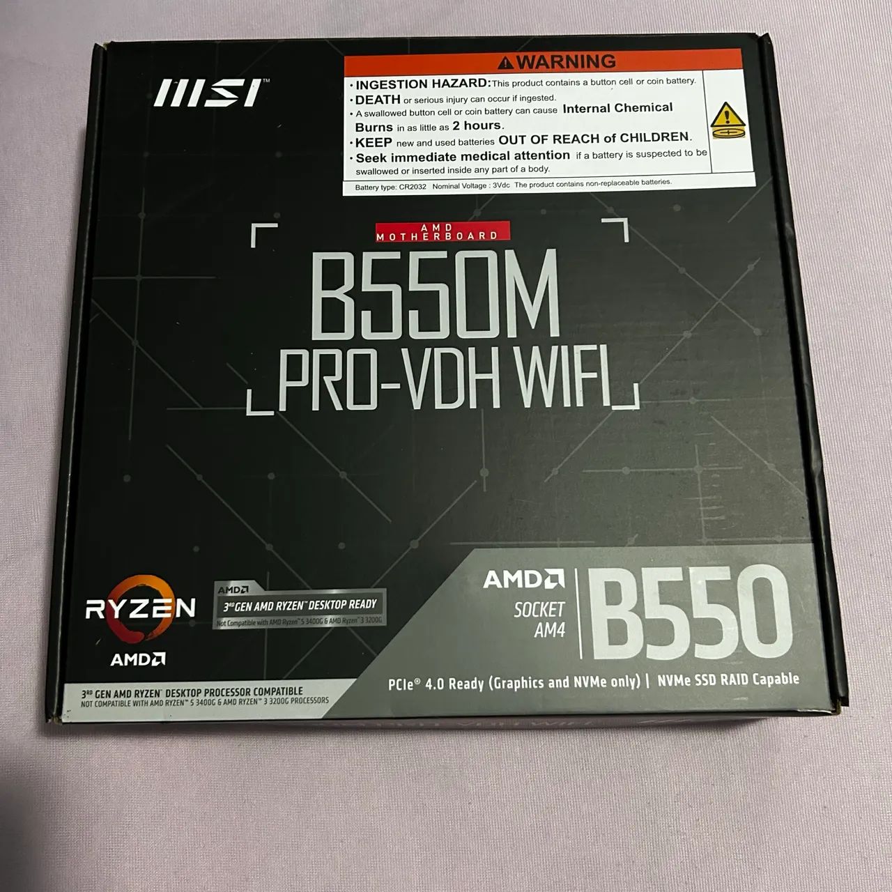 Placa- Mãe B550 Pro-VDH Wifi