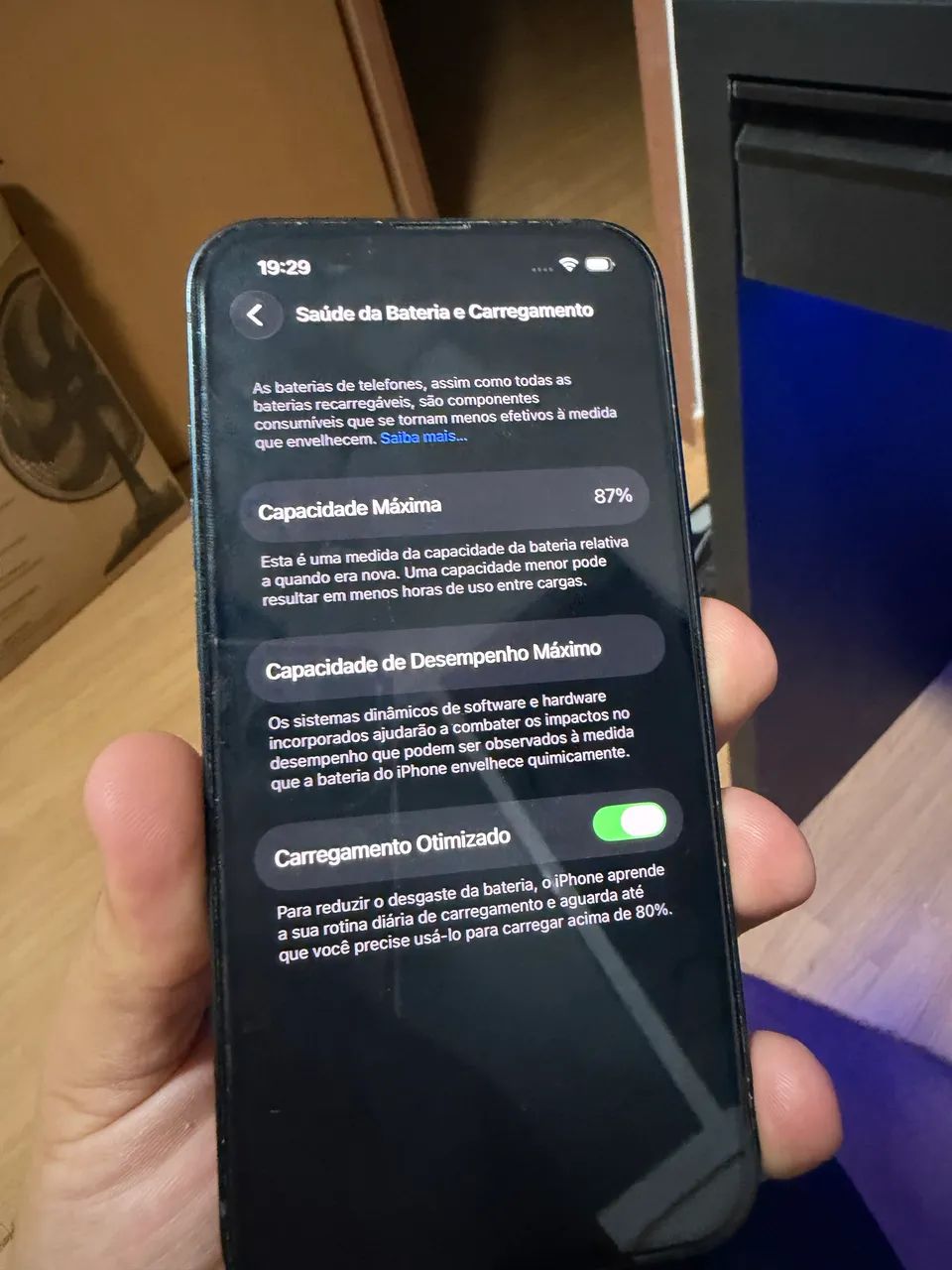 iPhone 13 caixa e NF bateria 87%  - Foto 3