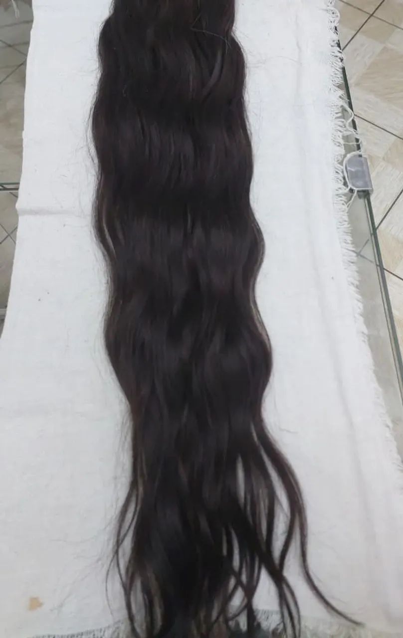 Cabelo Humano Brasileiro 75 cm 