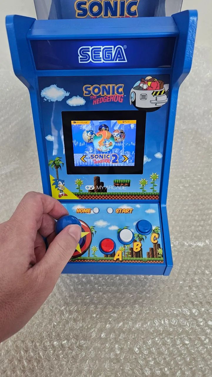 My Arcade Sonic Mighty Player com 4 jogos - Foto 3
