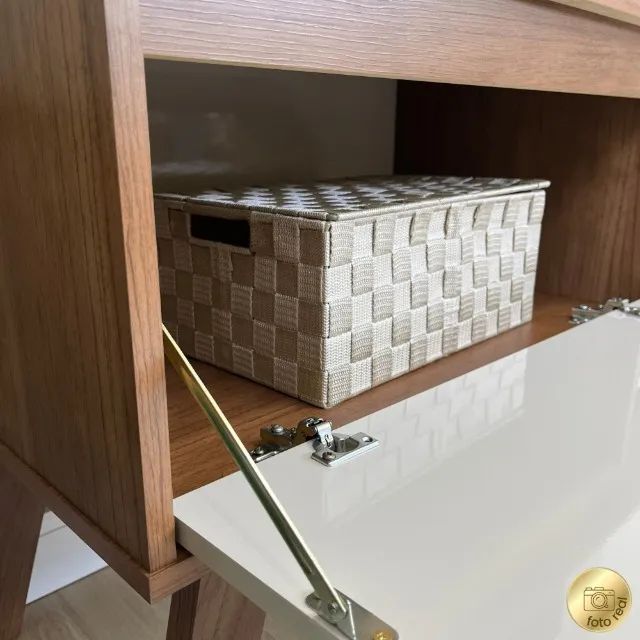 Rack Moderno Tv ate 60 polegadas NOVO Cinamomo PROMOÇÃO - Foto 2