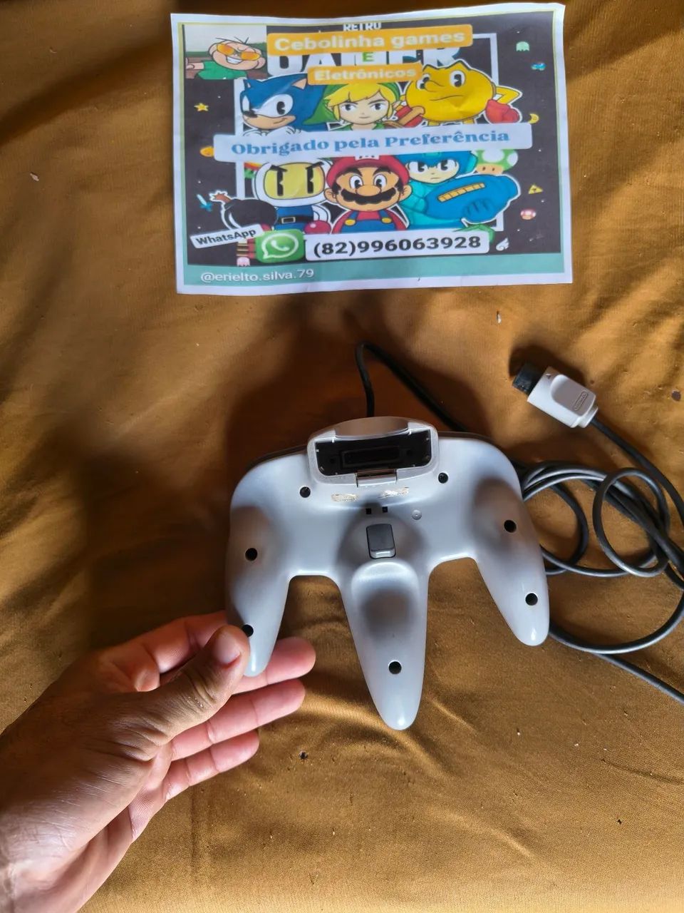 Controle de Nintendo 64 funcionando normalmente  - Foto 3