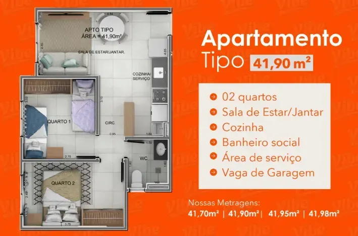 PLANTA 41m²