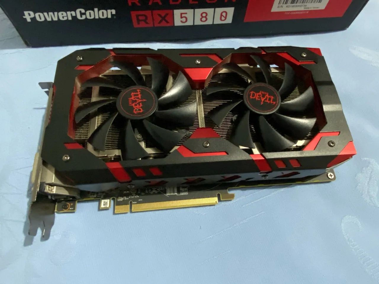 Placa de Vídeo Powercolor Rx 580 Red Devil - Foto 3