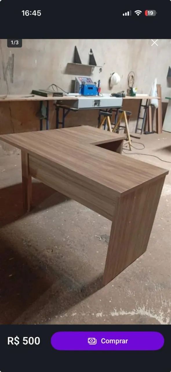 Mesa em L