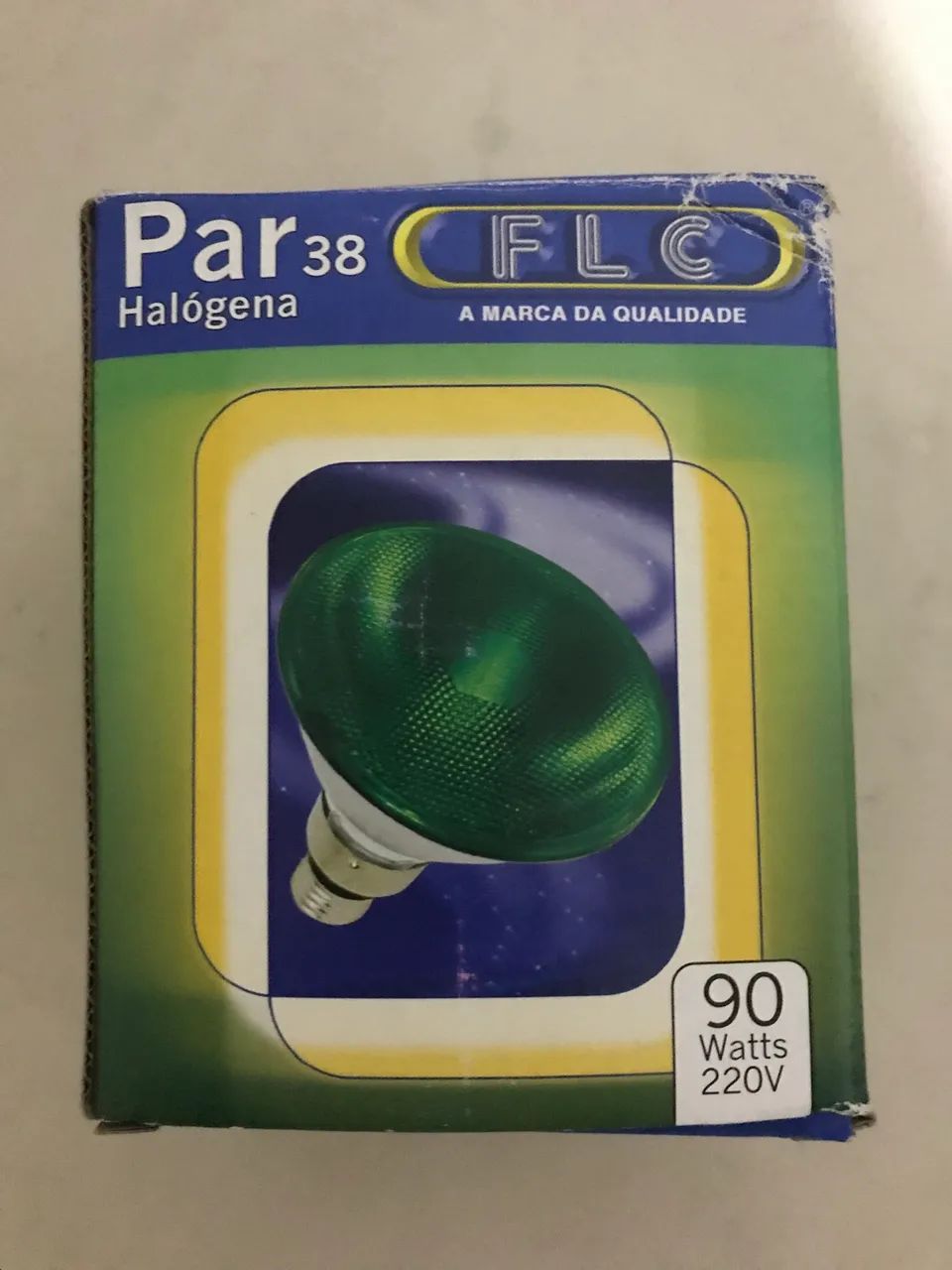 Lâmpada Halogena Verde 90watts - FLC