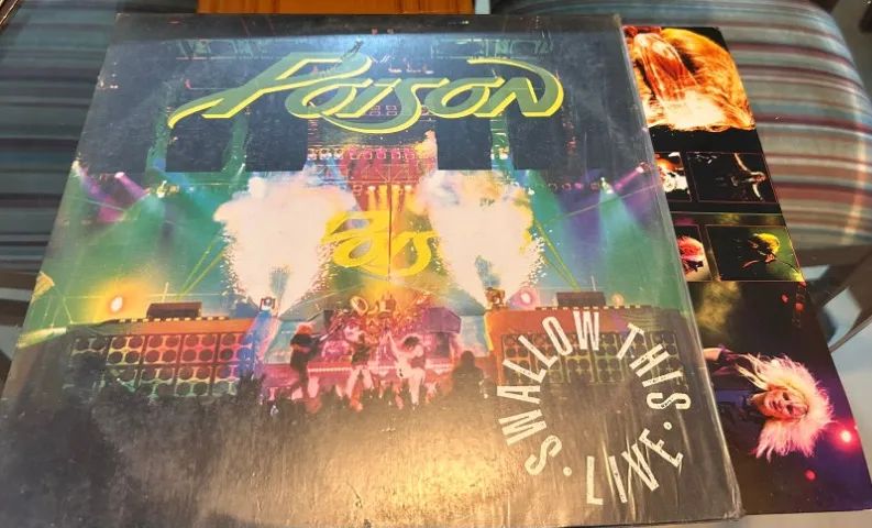 Lp disco de vinil Poison Swallow this live nacional