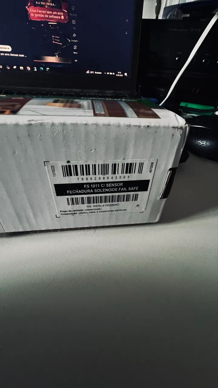 Fechadura solenóide FS1011 sensor