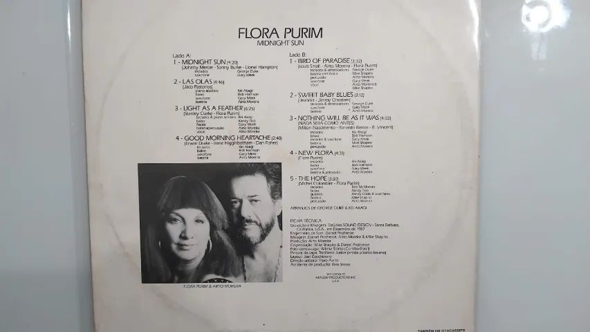 FLORA PURIM - MIDNIGHT SUN - LP EXCELENTE  - Foto 2