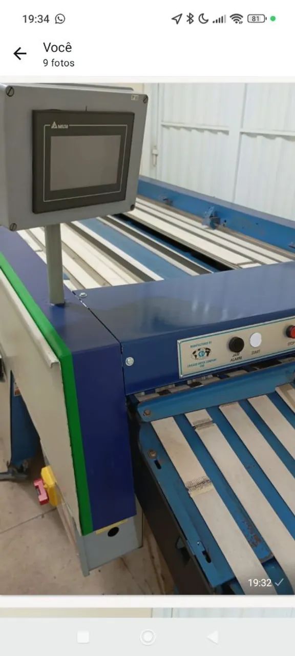 Dobradeira de toalhas AIR CHICAGO lavanderia industrial 