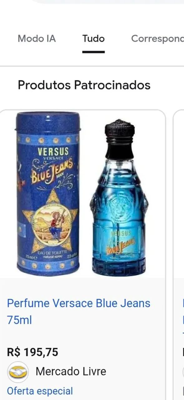 Perfume NOVO versace blue jeans