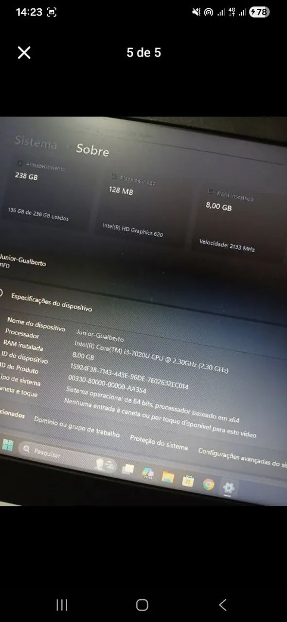 Notebook Lenovo  - Foto 5