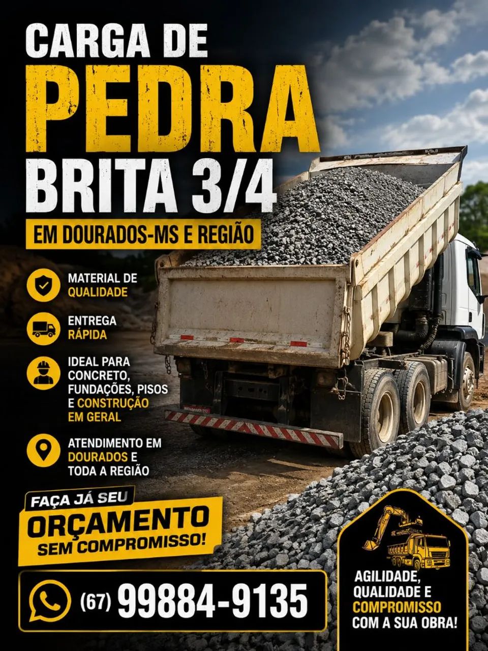Carga de brita