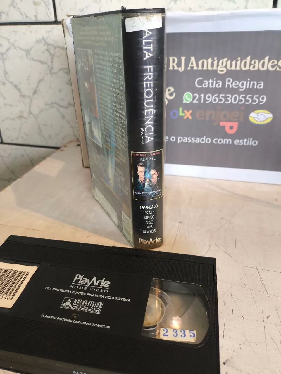 Fita VHS - ALTA FREQUÊNCIA LEGENDADO  - Foto 3