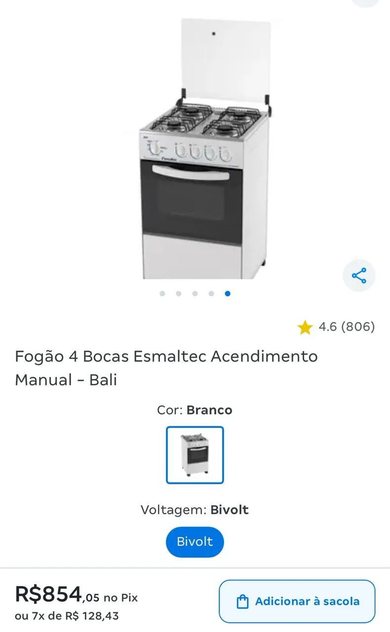 Fogão 4 bocas  - Foto 3