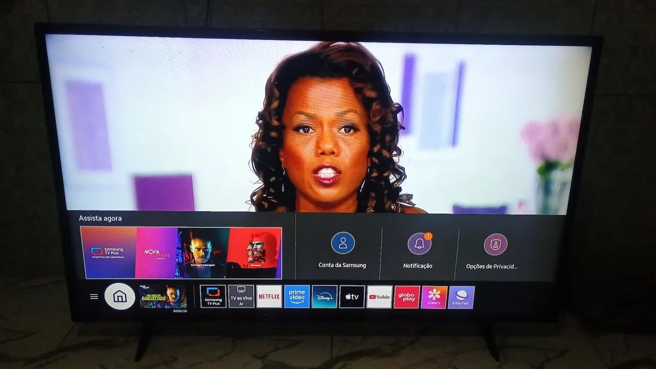 Tv Samsung 50 polegadas smart 4k Alexa comando de voz Bluetooth completa 