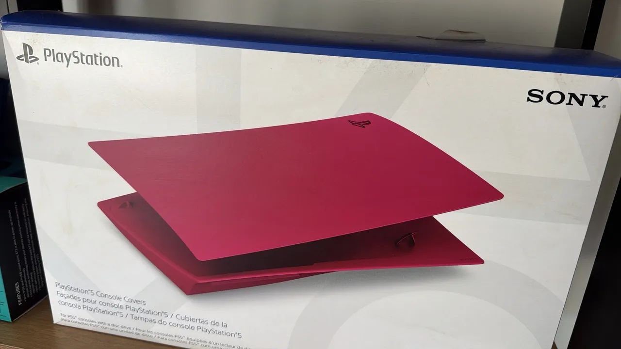 Faceplate Ps5 Fat com caixa - Foto 2
