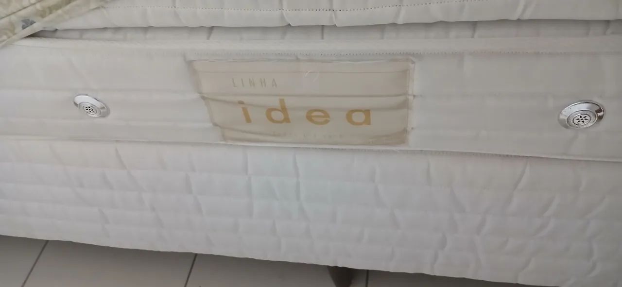 Doação Cama Box Usada Queen Herbal com Base  - Foto 4