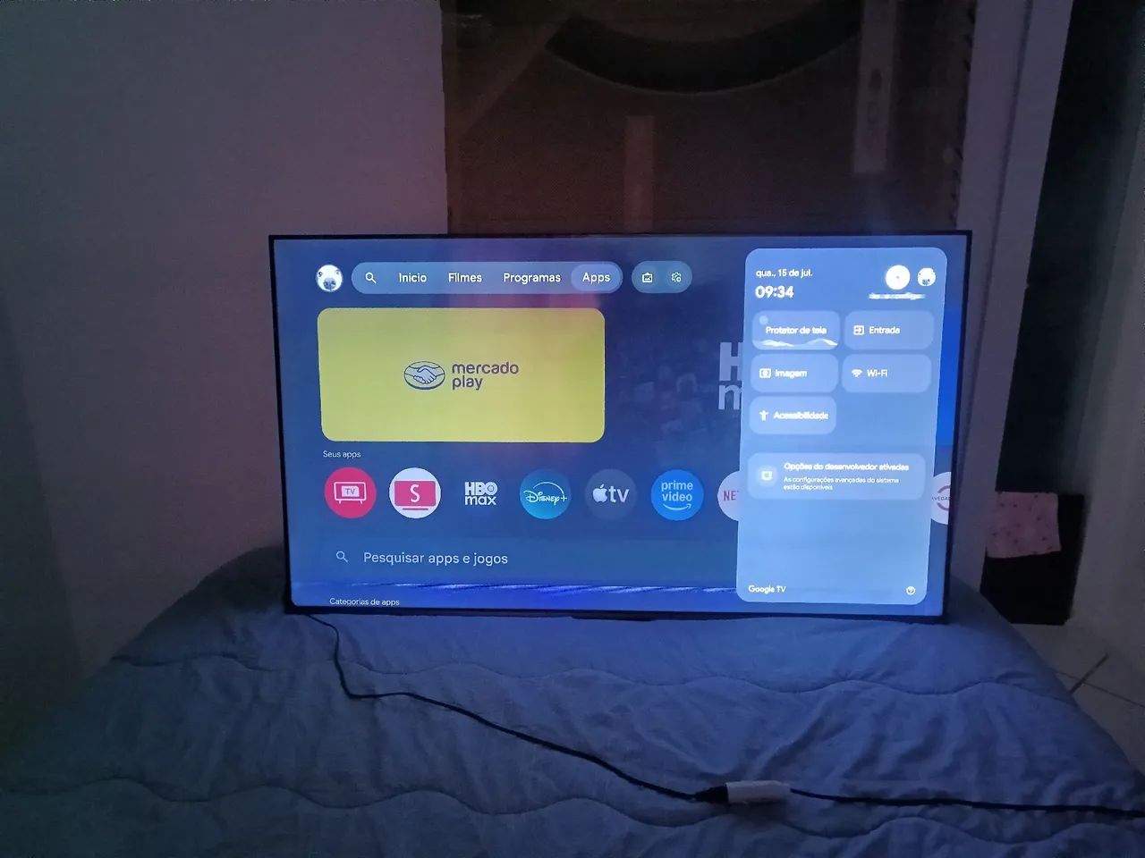 Smartv 55 Polegadas TCL C645 na caixa original - Foto 4