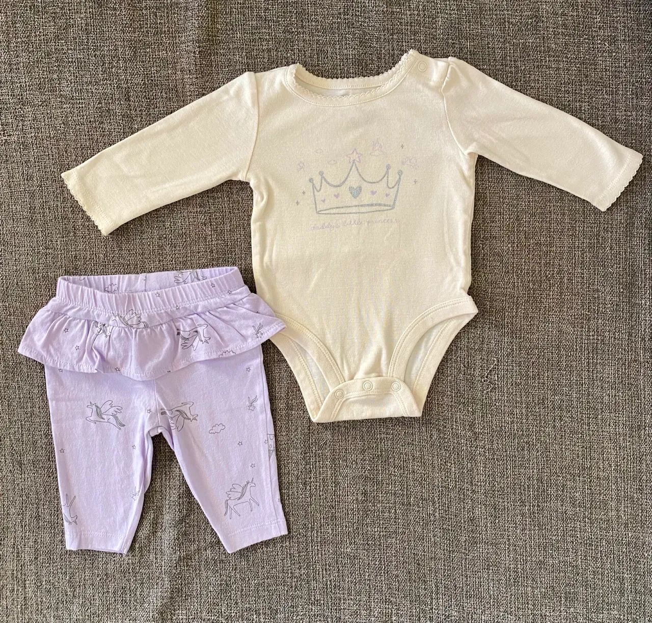 Body e calça Carters 3m