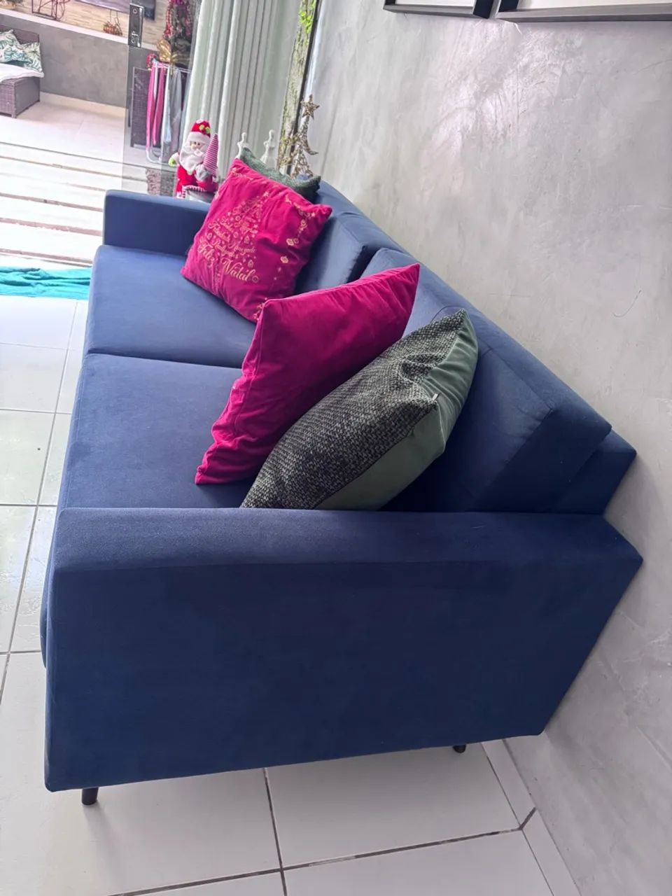 Sofá retro azul  - Foto 3