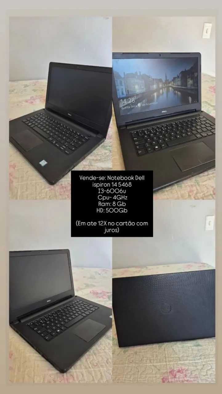 Notebook Dell ispiron 14 5468 