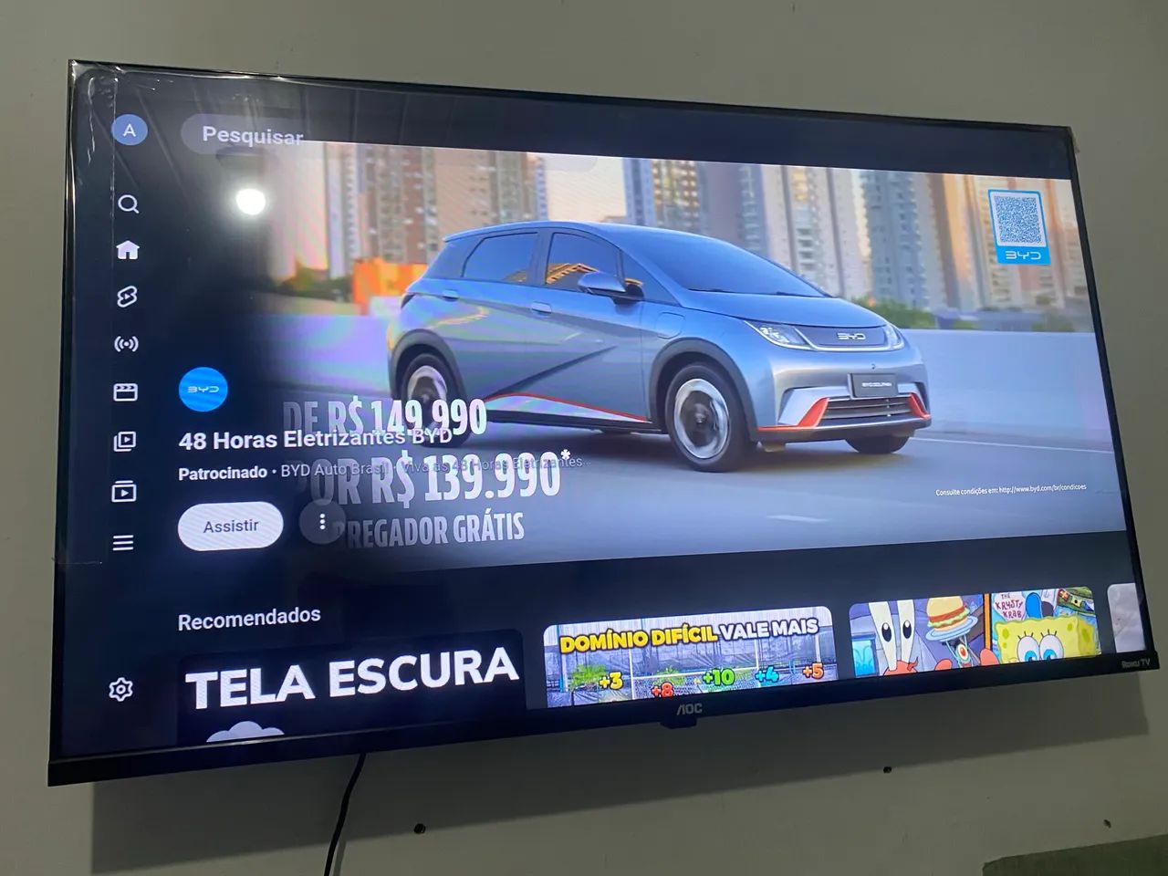 TV AOC ROKU SMART 43 POLEGADAS