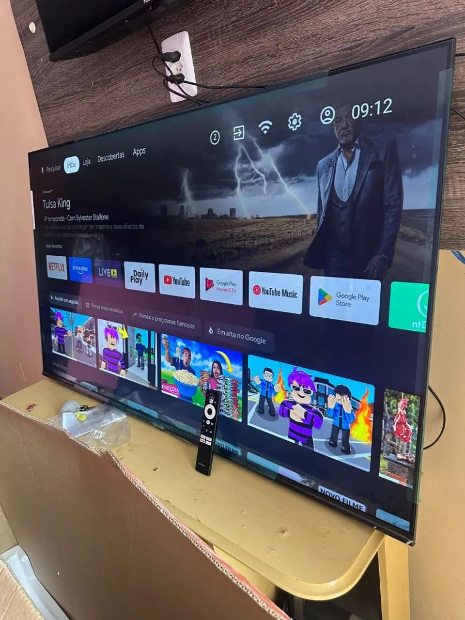 Tv smart 55 polegadas NOVA na garantia  - Foto 3