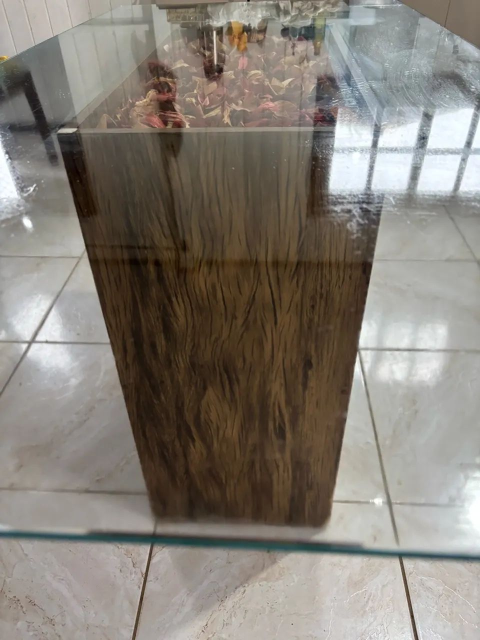 Mesa de Jantar com Tampo de Vidro Temperado - Foto 2