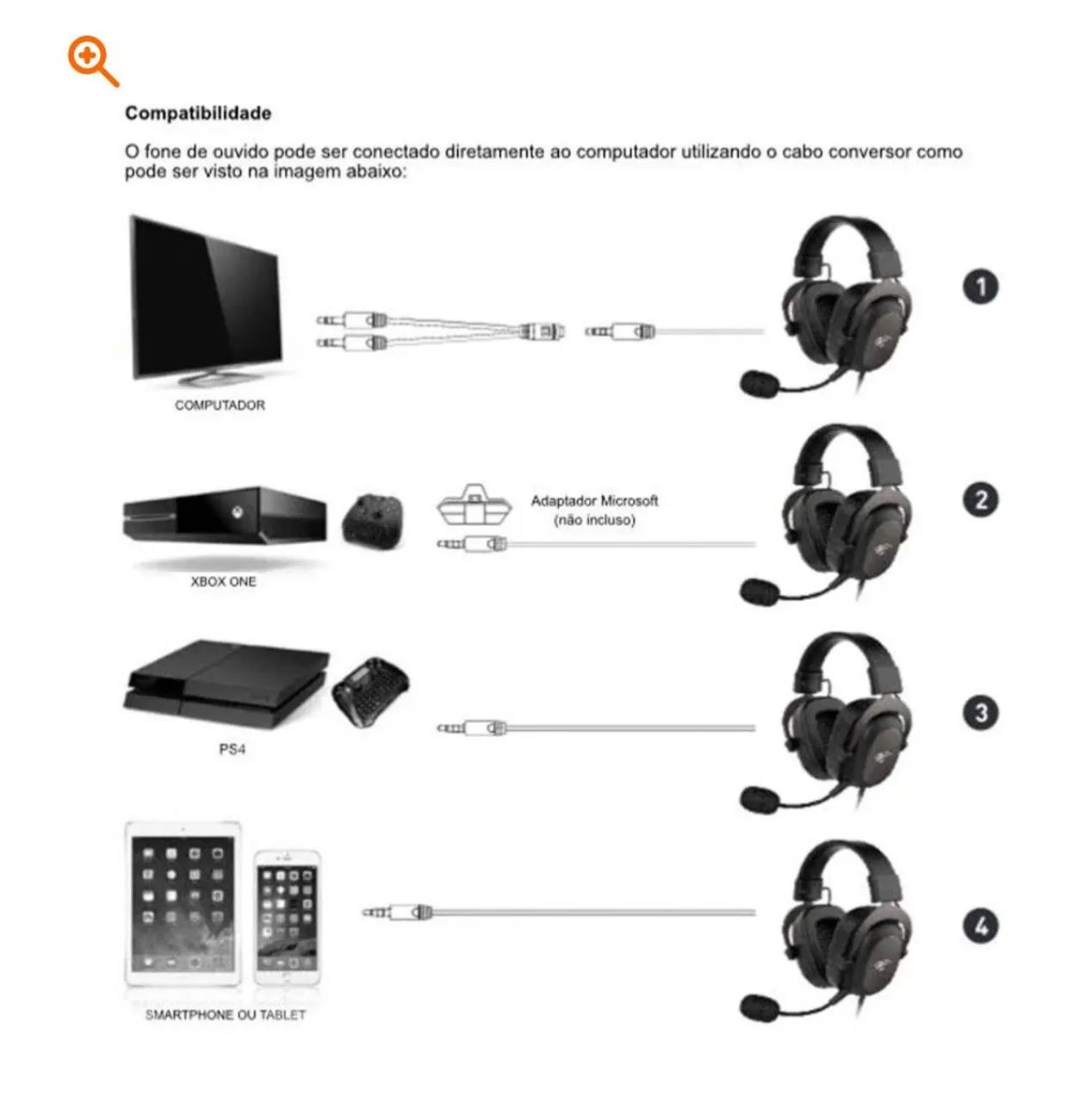 Headset Gamer Havit, Drivers 53mm - Foto 3