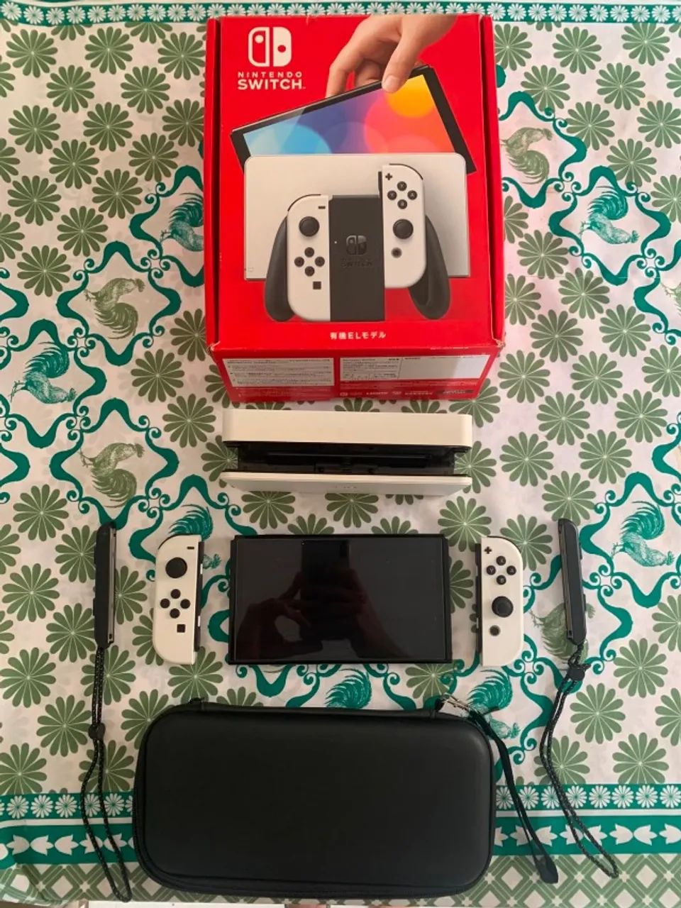 Nintendo Switch OLED Branco - Completo, Caixa Original e Excelente Estado