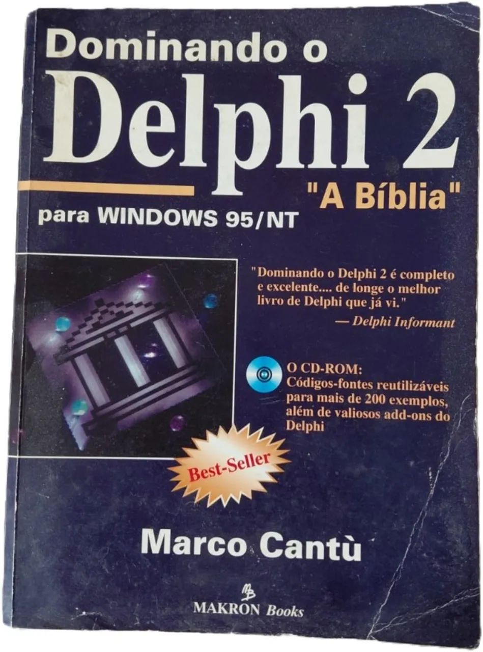 Dominando o Delphi 2 - A Bíblia - Windows com CD e mais de 200 Códigos-Fonte - Foto 2