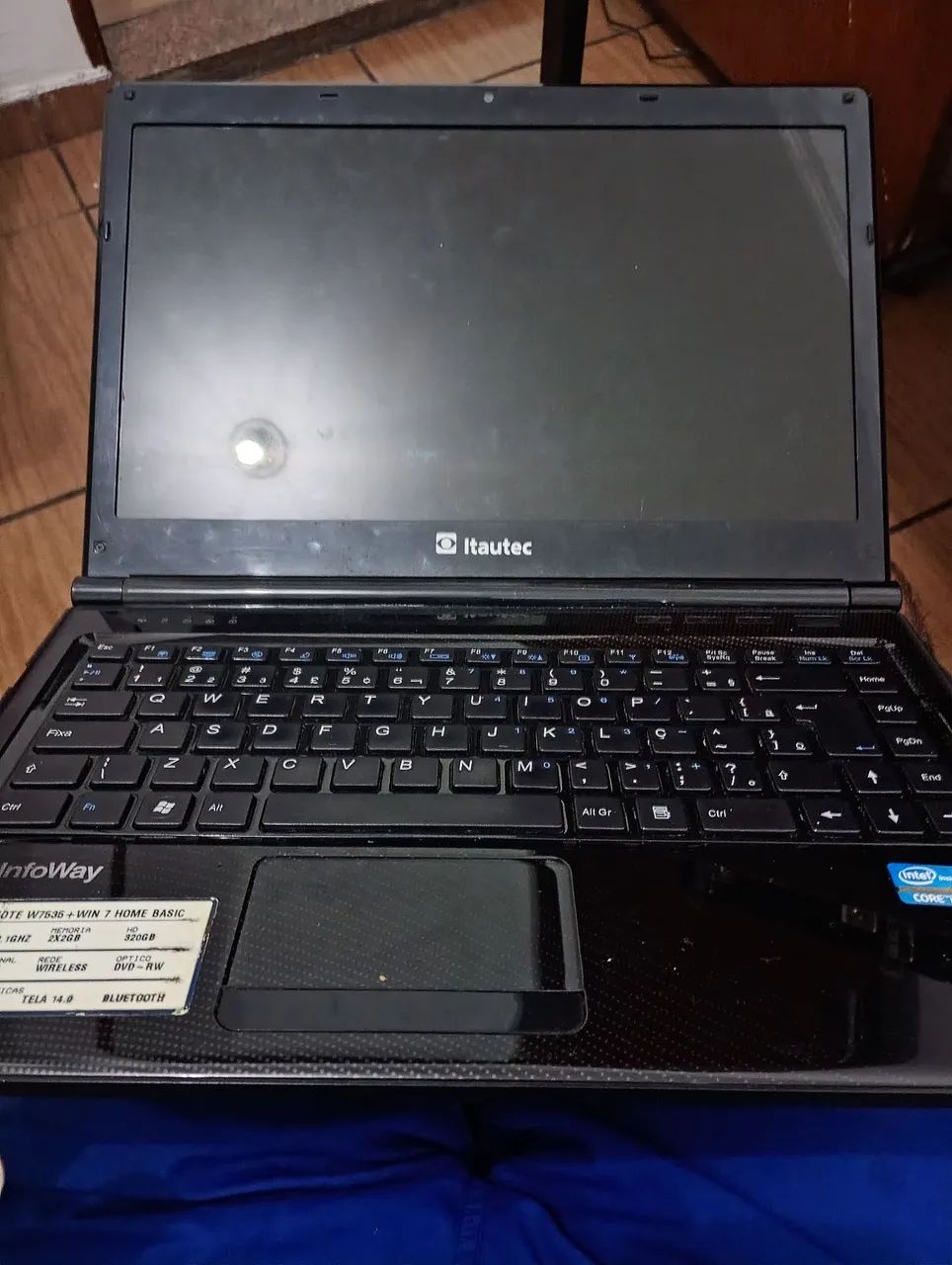 [DEFEITO] notebook Itautec w7535 não liga - Foto 2
