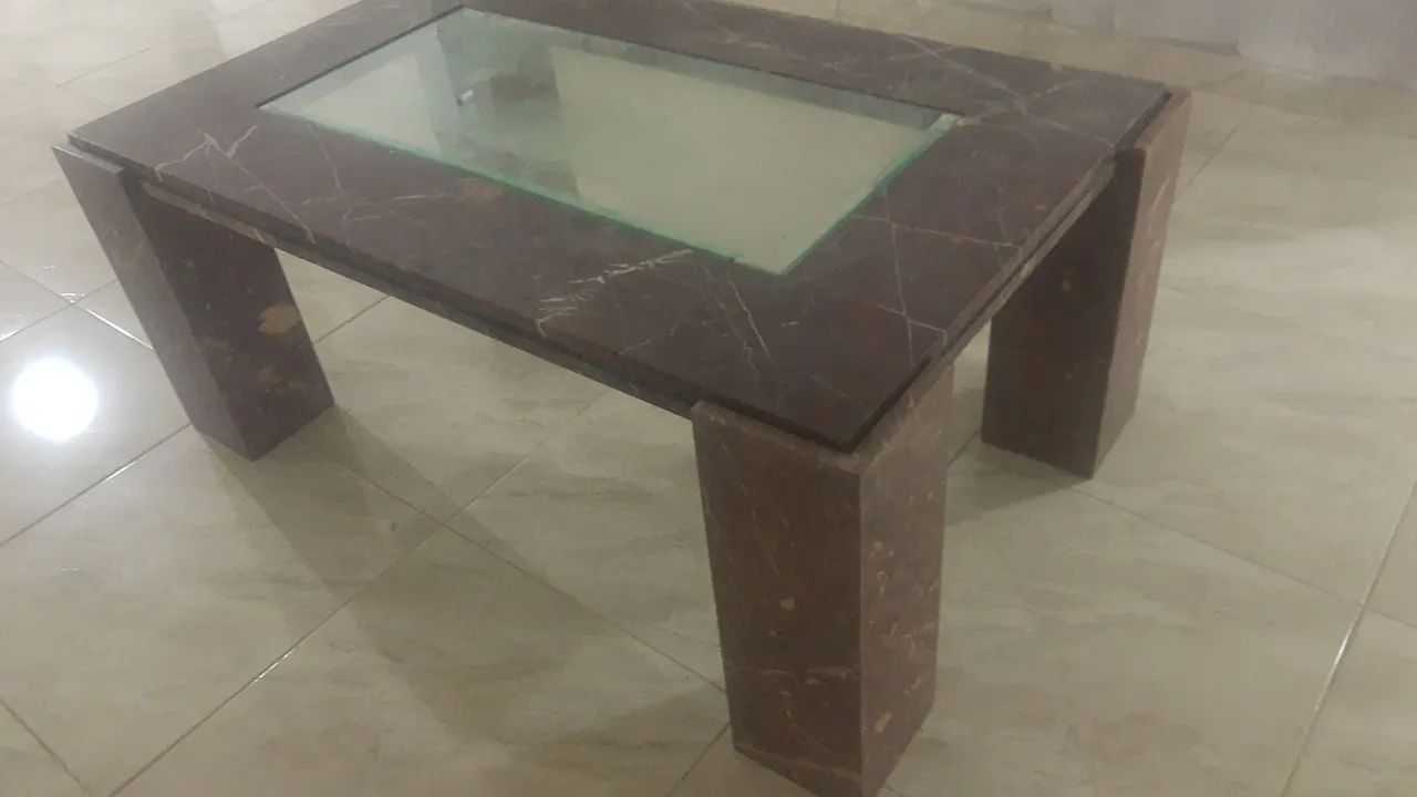 Mesa de centro de mármore roxo  - Foto 4