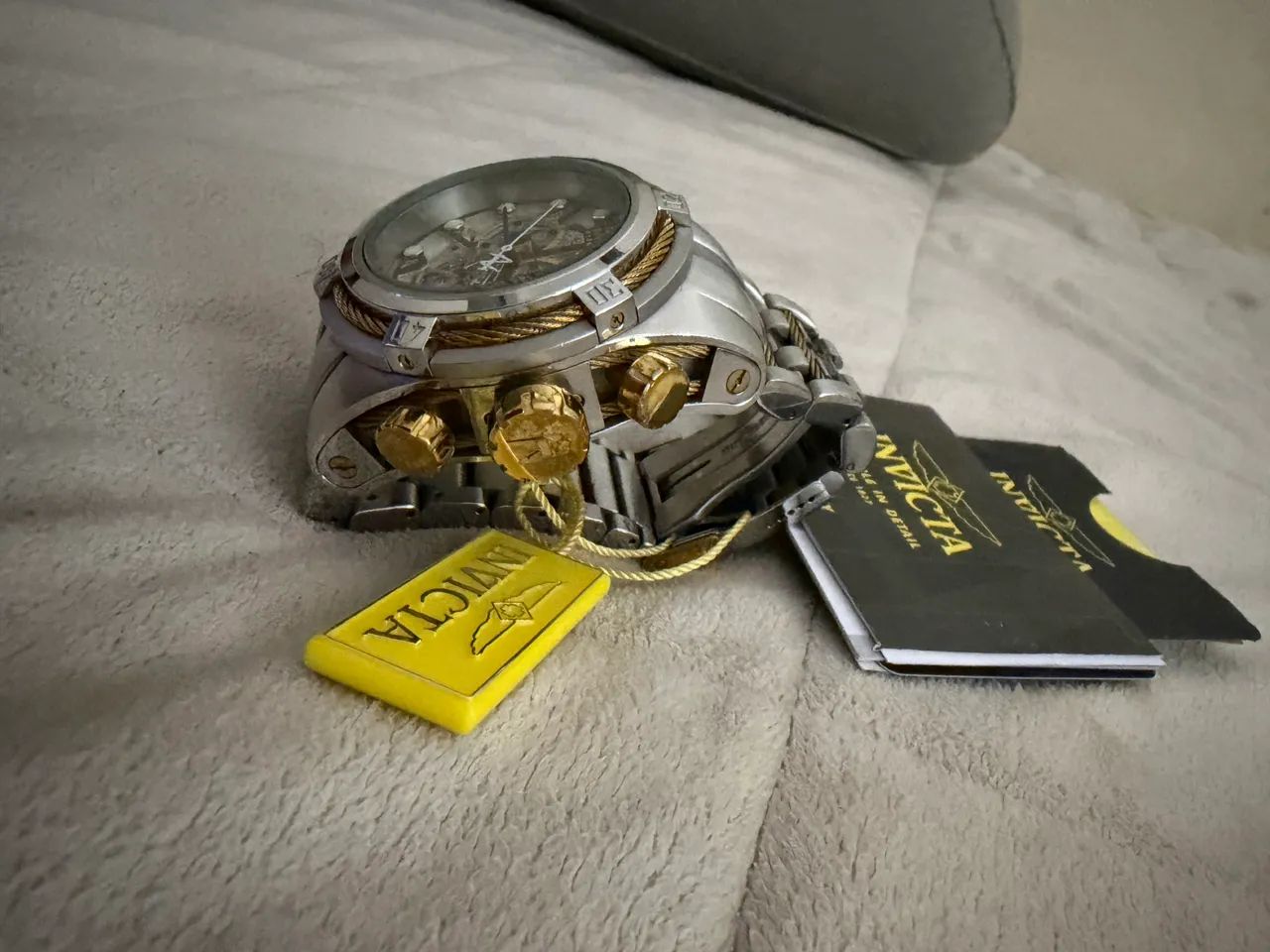 RELÓGIO INVICTA RESERVE BOLT ZEUS SKELETON - Foto 5