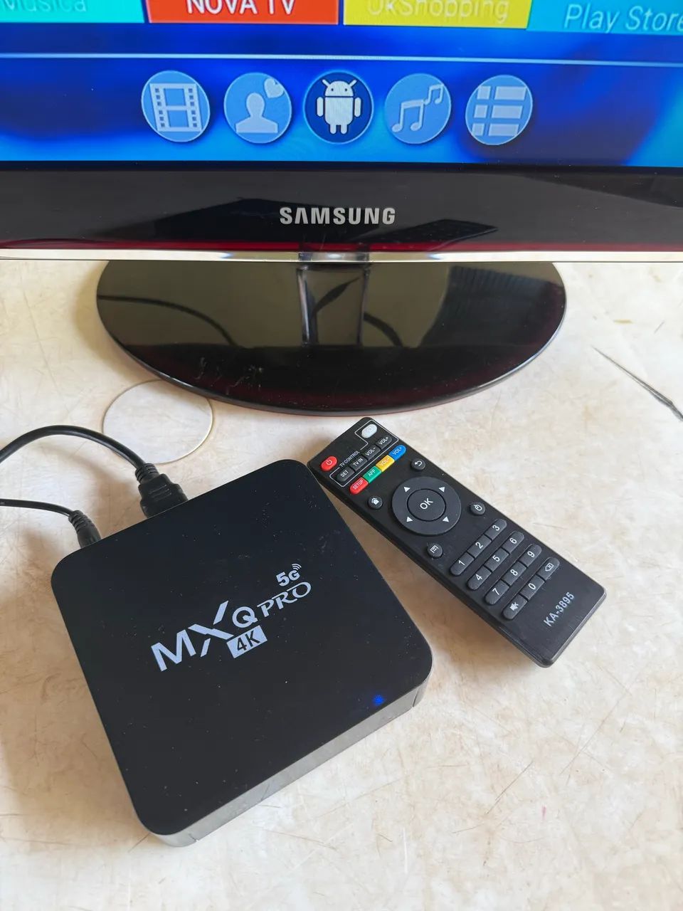 Tv Samsung 28 polegadas + aparelho smart  - Foto 3