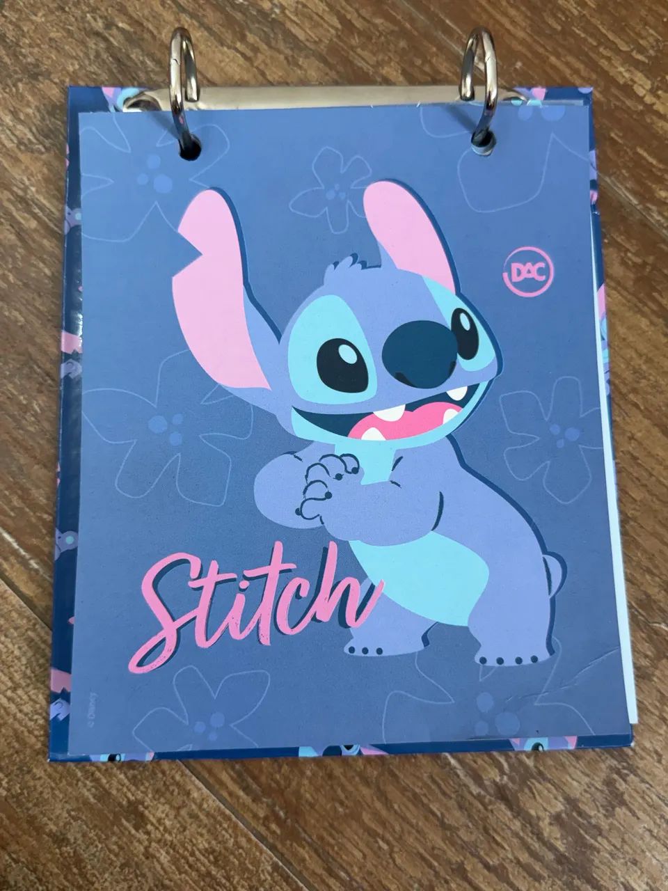 Planner diário Stitch licenciado Disney