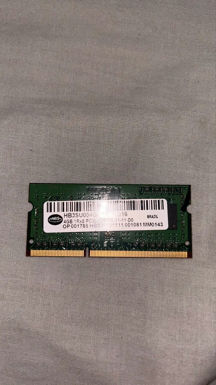 4gb Memória Ram DDR3