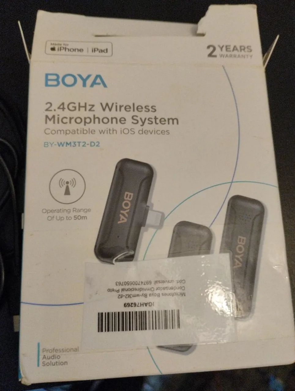 Microfone Boya lapela duplo WM3T2-D2 - Foto 2