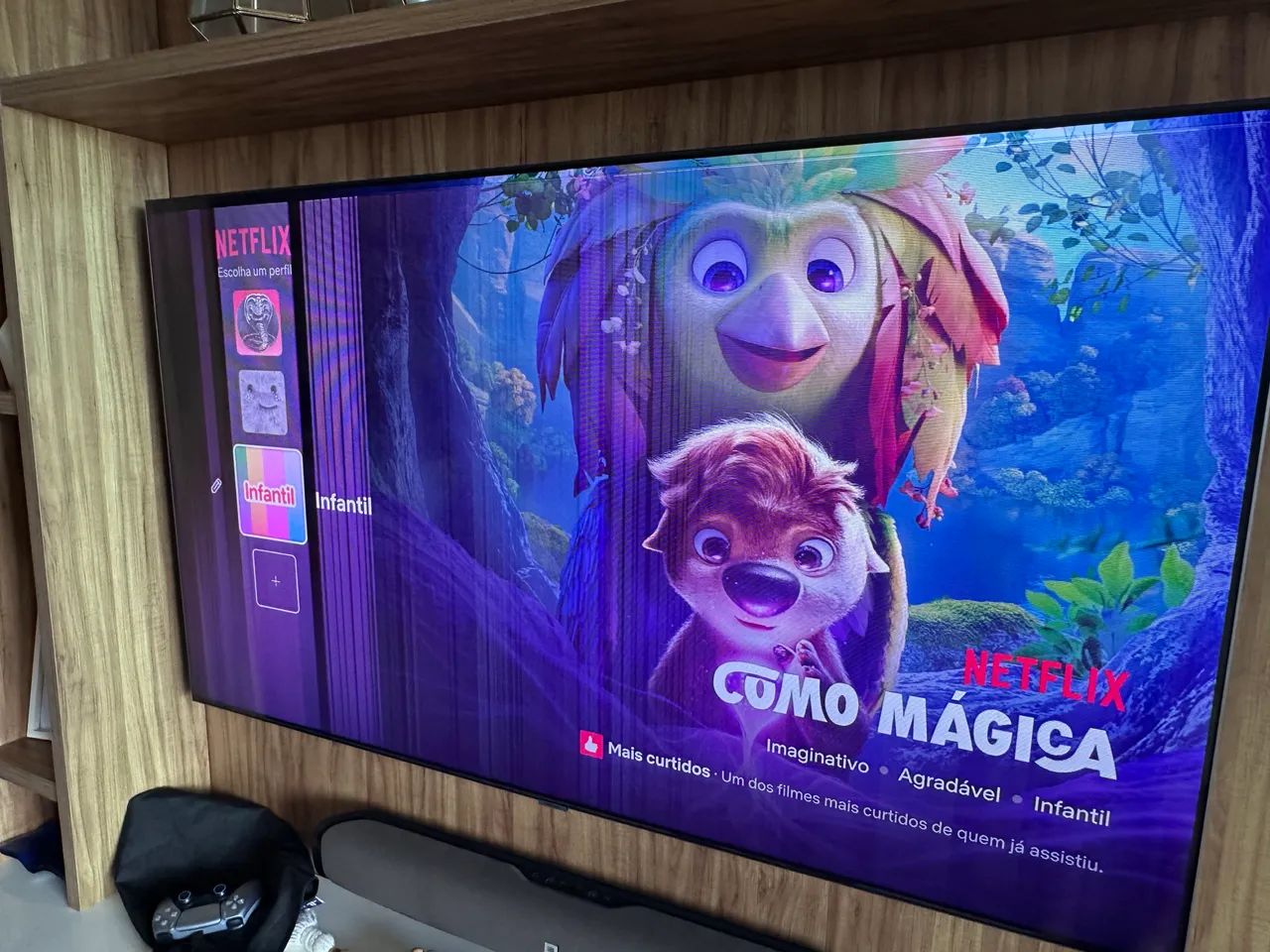 Tv SAMSUNG QLED 80A - 65 polegadas - com defeito  - Foto 3