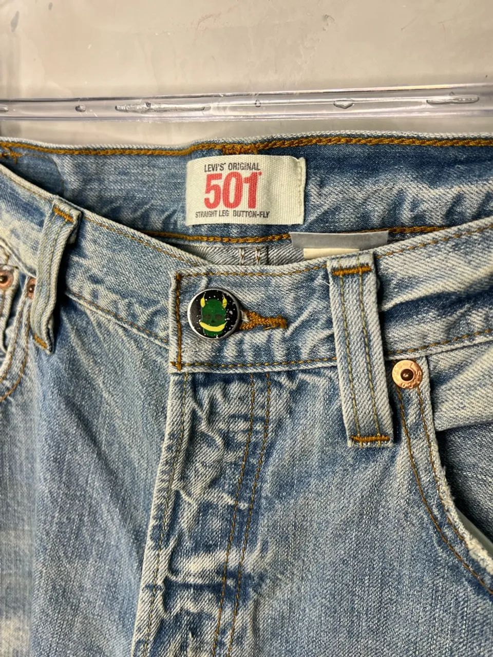 CALÇA LEVI?S 501 RETA N°42 - Foto 5