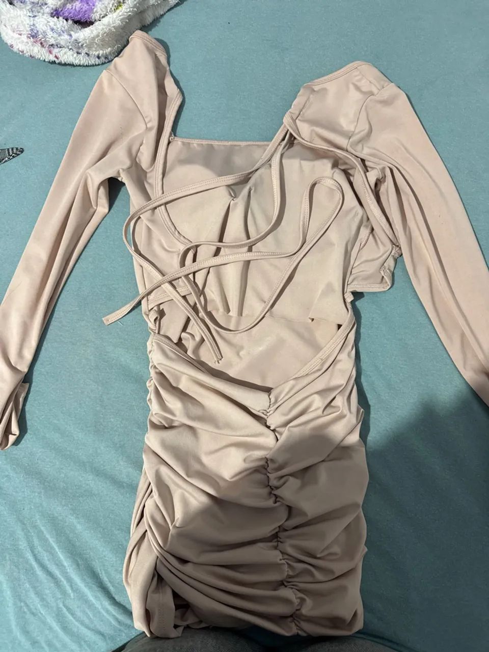 VESTIDO ROSA - TRANÇADO NAS COSTAS - Foto 2