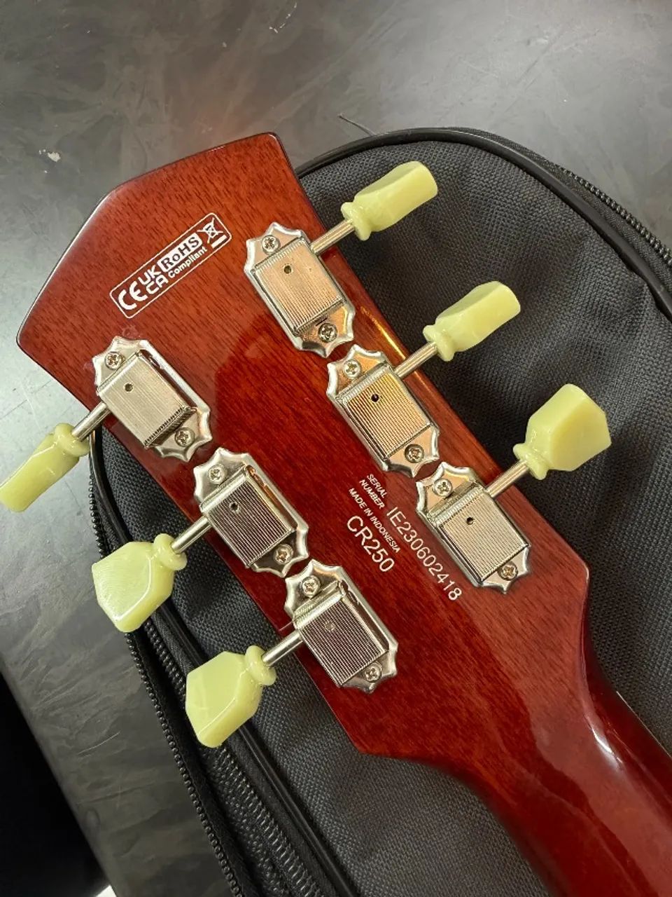 Guitarra Cort Cr250 Vb Classic Rock Les Paul Zerada Regulada - Foto 3
