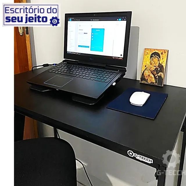 Mesa Industrial NOVA Multiuso para Notebook Computador de Estudo Escritório Home Office - Foto 2