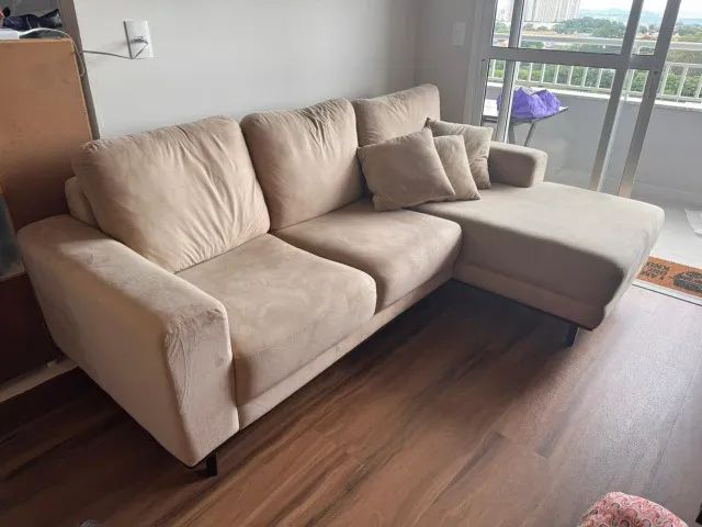 Sofá 3 Lugares com Chaise