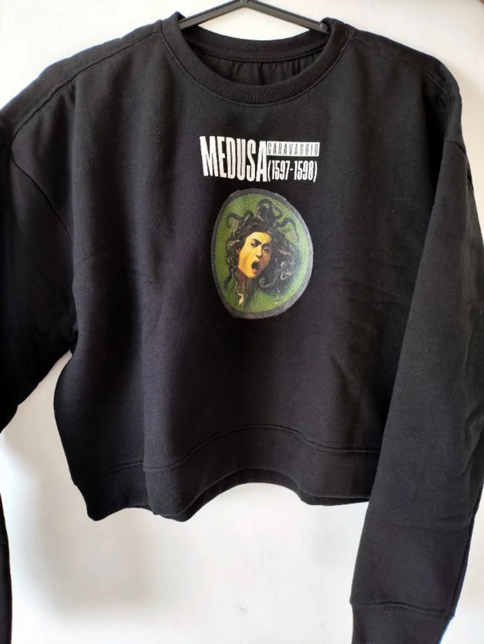 Moletom cropped Medusa de Caravaggio - Foto 2