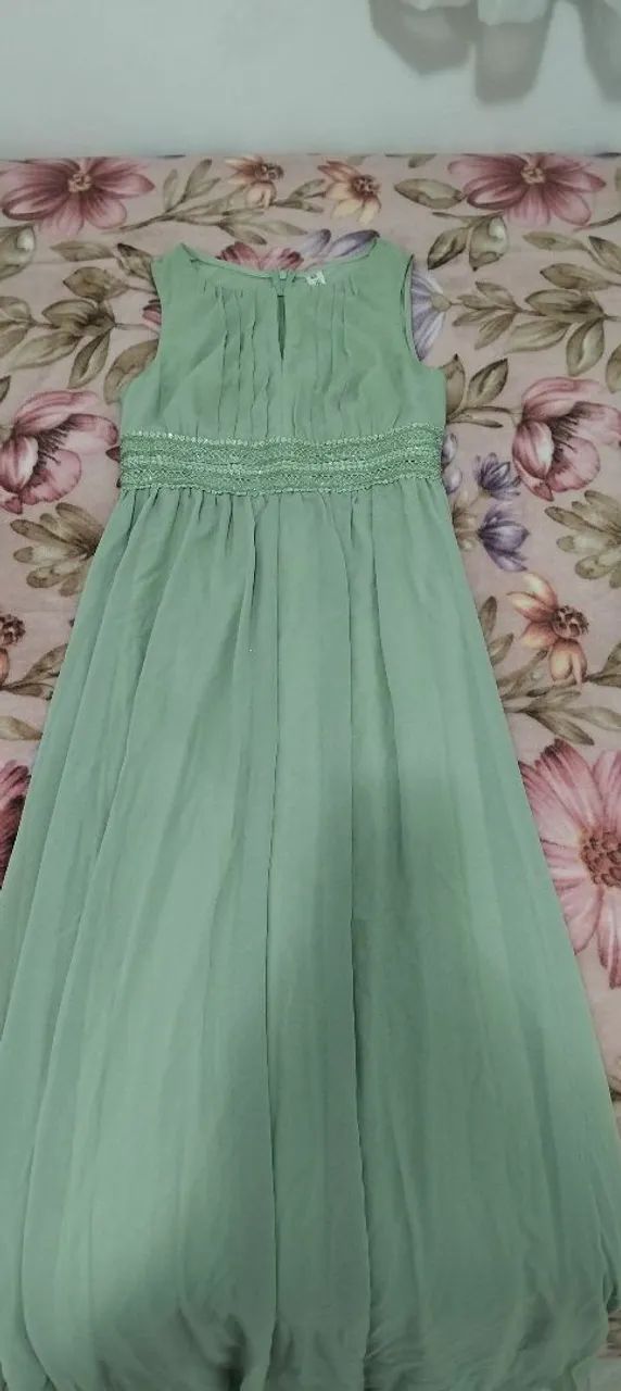 Vestido de dama de honra / verde menta - Foto 2